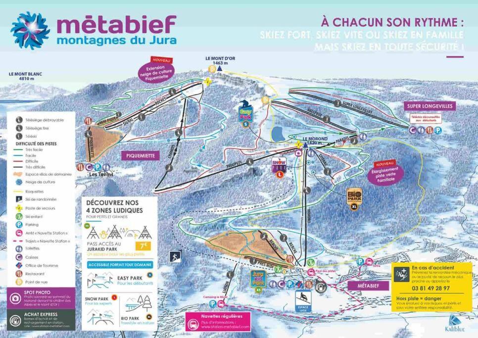 Métabief Detente Au Coeur De La Station מראה חיצוני תמונה